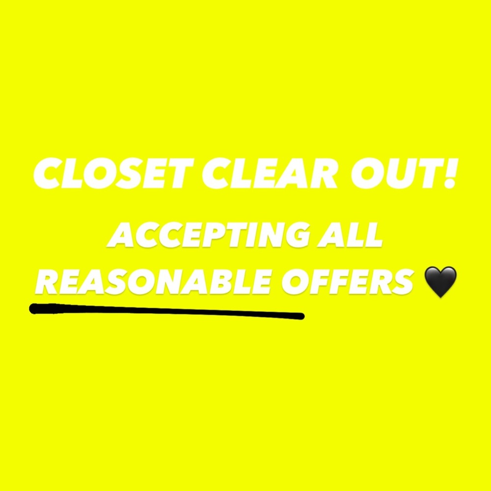 CLOSET CLEAR OUT!